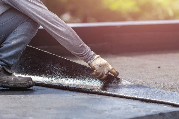 Professional Exterior Waterproofing technician working in Freeport, IL